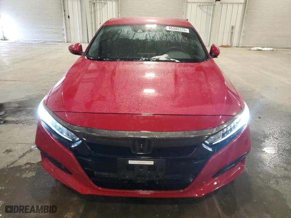 2018 Honda Accord Sedan Sport 1.5T with VIN 1HGCV1F32JA135550, listed as a Copart auction lot 45342375 with 63,652 mi miles and Salvage Title. Bid and sale history available at carsss.com. Image 5.