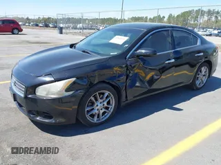 2011 Nissan Maxima 3.5 SV with VIN 1N4AA5AP2BC818198, listed as a IAAI auction lot 41864851 with 157,596 mi miles. Bid and sale history available at carsss.com. Image 2.
