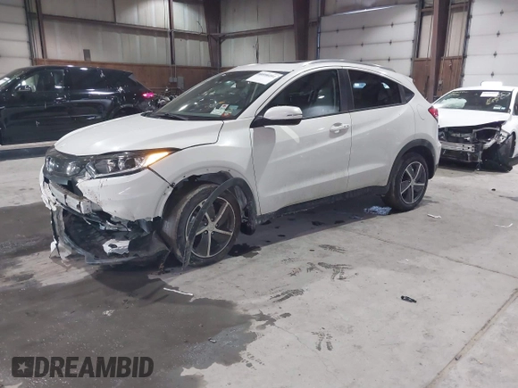 2022 Honda HR-V EX with VIN 3CZRU6H51NM729041, listed as a IAAI auction lot 41196201 with 61,407 mi miles. Bid and sale history available at carsss.com. Image 2.