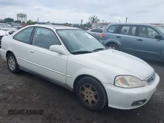 2000 Honda Civic EX z VIN 1HGEJ8241YL071110, wystawiony jako IAAI lot #42361696 z przebiegiem 322 543 mil mil oraz . Historia ofert i sprzedaży dostępna na DreamBid. Obrazek 1.