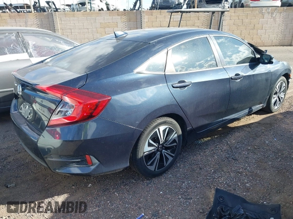 2017 Honda Civic Sedan EX-L with VIN 19XFC1F70HE005116, listed as a IAAI auction lot 42042277 with 61,812 mi miles. Bid and sale history available at carsss.com. Image 4.