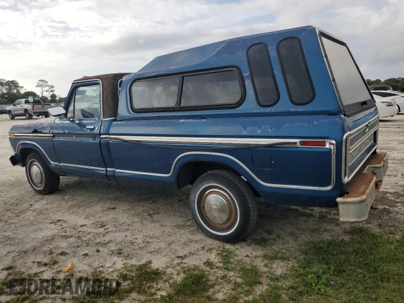 1977 Ford F-150 with VIN F15HNX86608, listed as a Copart auction lot 53149645 with 62,455 mi miles and Clean title. Bid and sale history available at DreamBid. Image 2.