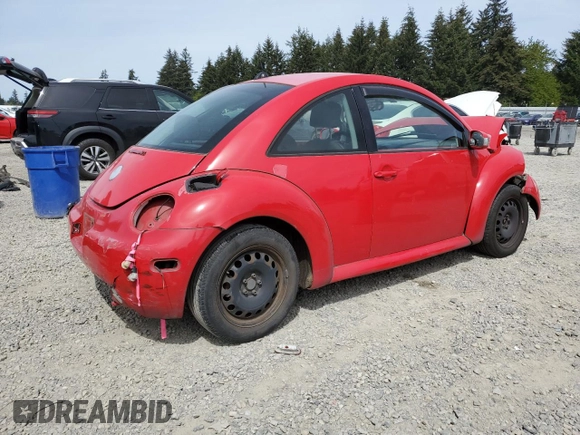 2005 Volkswagen Beetle GL with VIN 3VWBK31C25M411513, listed as a Copart auction lot 55742325 with 156,872 mi miles and Salvage Title. Bid and sale history available at DreamBid. Image 3.
