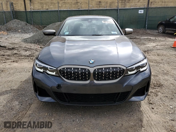2022 BMW 3 Series M340i xDrive with VIN 3MW5U9J06N8C67957, listed as a Copart auction lot 49737485 with 10,563 mi miles and Salvage Title. Bid and sale history available at carsss.com. Image 5.
