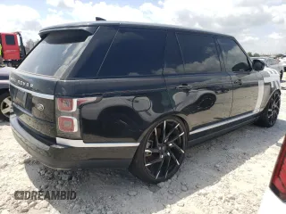 2018 Land Rover Range Rover with VIN SALGS5RE5JA514662, listed as a Copart auction lot 57466495 with 48,250 mi miles and Salvage title. Bid and sale history available at DreamBid. Image 3.