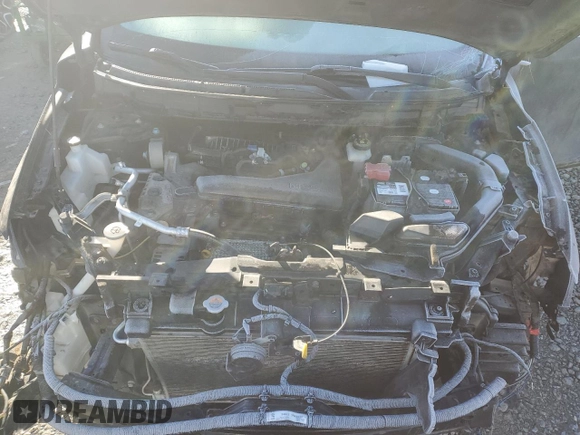 2017 Nissan Rogue SV with VIN KNMAT2MV6HP559326, listed as a Copart auction lot 44983465 with 202,756 mi miles and Salvage Title. Bid and sale history available at carsss.com. Image 12.