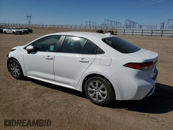 2021 Toyota Corolla LE with VIN 5YFEPMAE0MP211178, listed as a Copart auction lot 52559705 with 59,947 mi miles and Salvage Title. Bid and sale history available at DreamBid. Image 2.