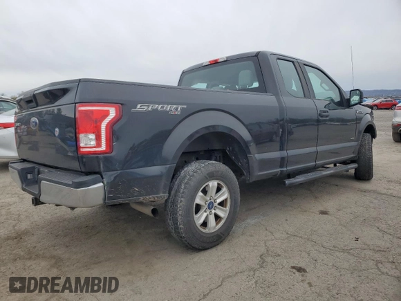 2015 Ford F-150 XLT with VIN 1FTEX1EP6FFC49275, listed as a Copart auction lot 52718955 with 135,666 mi miles and Salvage Title. Bid and sale history available at DreamBid. Image 3.