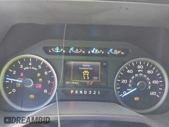 2016 Ford F-150 XLT with VIN 1FTEW1C80GKD29131, listed as a IAAI auction lot 41836273 with 91,179 mi miles and . Bid and sale history available at DreamBid. Image 7.