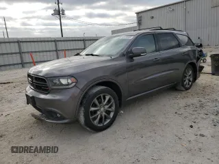 2017 Dodge Durango GT with VIN 1C4RDJDG5HC850872, listed as a Copart auction lot 50135085 with 113,469 mi miles and Salvage Title. Bid and sale history available at carsss.com. Image 1.