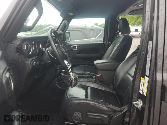 2018 Jeep Wrangler Unlimited Sahara with VIN 1C4HJXEG8JW190367, listed as a Copart auction lot 55799345 with 46,714 mi miles and Salvage title. Bid and sale history available at DreamBid. Image 7.