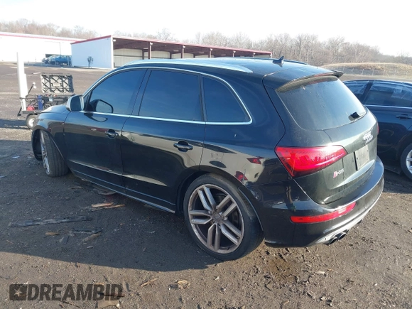2014 Audi SQ5 Prestige with VIN WA1VGAFP0EA029327, listed as a IAAI auction lot 41195533 with 65,040 mi miles and . Bid and sale history available at DreamBid. Image 3.