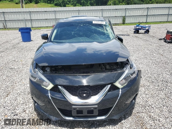 2017 Nissan Maxima Platinum with VIN 1N4AA6APXHC417917, listed as a Copart auction lot 61005785 with 103,836 mi miles and Salvage title. Bid and sale history available at DreamBid. Image 5.