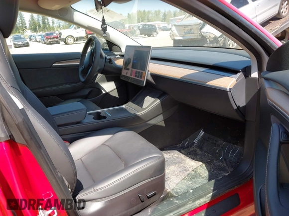 2023 Tesla Model 3 Long Range with VIN 5YJ3E1EBXPF603421, listed as a IAAI auction lot 42105037 with 13,186 mi miles and . Bid and sale history available at DreamBid. Image 5.