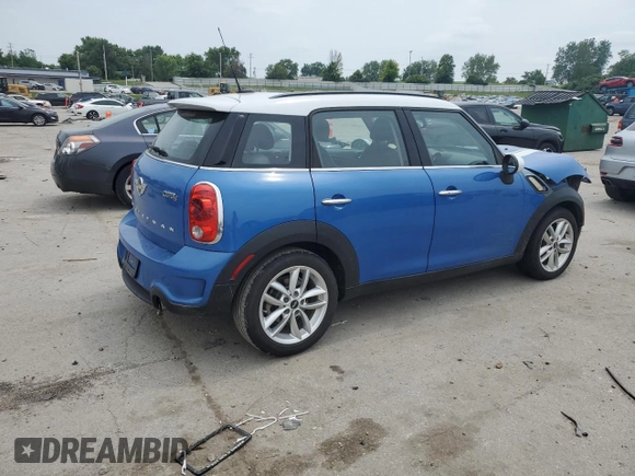2013 MINI Countryman S с VIN WMWZC3C52DWP24523, выставлен на аукционе Copart как лот 59475405 с пробегом 101 333 миль миль и Списание • Salvage title. История ставок и продаж доступна на DreamBid. Изображение 3.