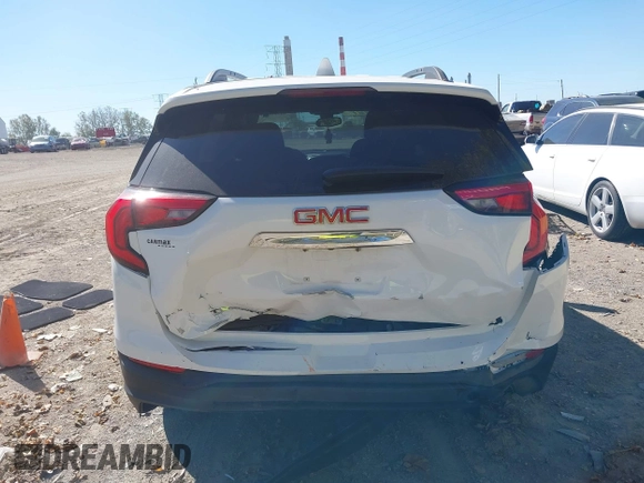 2020 GMC Terrain SLE with VIN 3GKALMEV1LL169897, listed as a IAAI auction lot 40530654 with 57,299 mi miles. Bid and sale history available at carsss.com. Image 16.