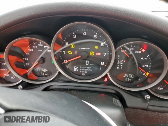 2008 Porsche 911 with VIN WP0AA29948S710131, listed as a Copart auction lot 55487605 with 111,464 mi miles and Clean Title. Bid and sale history available at DreamBid. Image 9.