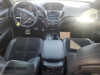 2020 Acura MDX Technology with VIN 5J8YD4H08LL021282, listed as a Copart auction lot 49643005 with 114,218 mi miles and Salvage title. Bid and sale history available at DreamBid. Image 8.