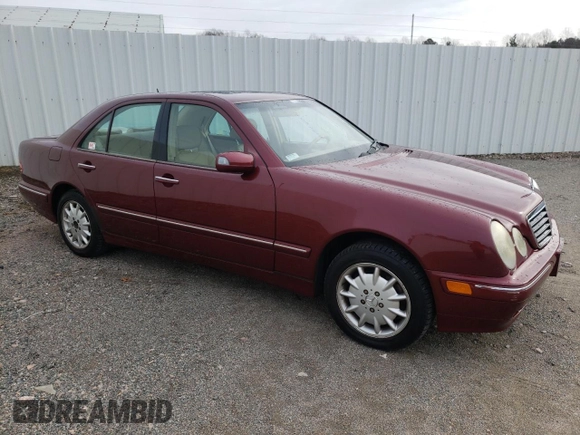 2002 Mercedes-Benz E-Class with VIN WDBJF82J72X062639, listed as a Copart auction lot 43510205 with 147,587 mi miles and Clean Title. Bid and sale history available at carsss.com. Image 4.