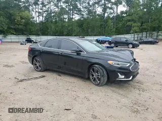 2019 Ford Fusion Titanium with VIN 3FA6P0K9XKR217324, listed as a Copart auction lot 56104185 with 135,728 mi miles and Salvage title. Bid and sale history available at DreamBid. Image 11.