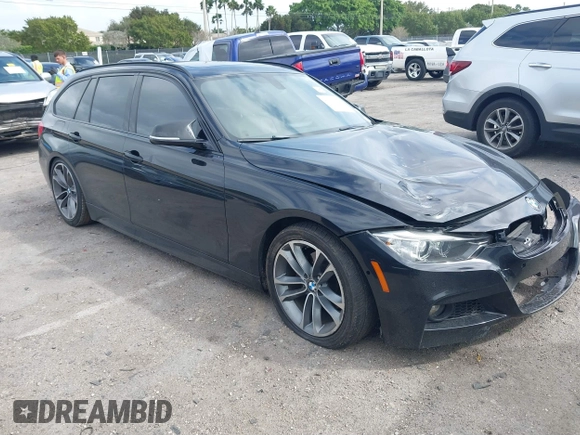 2014 BMW 3 Series 328i xDrive with VIN WBA3G7C57EKN37319, listed as a IAAI auction lot 41699235 with 93,671 mi miles and . Bid and sale history available at carsss.com. Image 1.