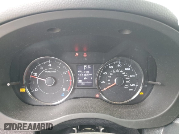 2015 Subaru Forester XT Touring with VIN JF2SJGUCXFH820469, listed as a Copart auction lot 62777665 with 90,389 mi miles and Salvage title. Bid and sale history available at DreamBid. Image 9.