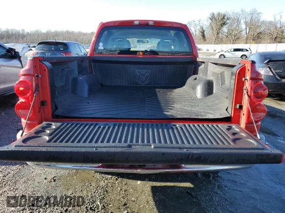 2005 Dodge Dakota SLT with VIN 1D7HE48N85S365376, listed as a Copart auction lot 43654885 with 182,708 mi miles and Salvage Title. Bid and sale history available at DreamBid. Image 6.