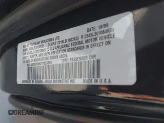 2000 Subaru Legacy Outback Limited with VIN 4S3BH6862Y7625399, listed as a IAAI auction lot 42292121 with 173,876 mi miles and . Bid and sale history available at DreamBid. Image 9.