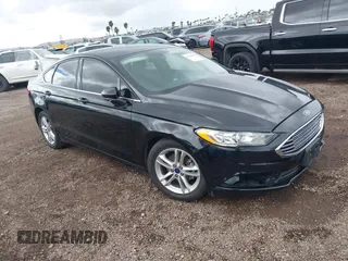 2018 Ford Fusion SE with VIN 3FA6P0HD3JR187044, listed as a IAAI auction lot 41743874 with 64,241 mi miles. Bid and sale history available at carsss.com. Image 1.