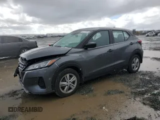 2024 Nissan Kicks S with VIN 3N1CP5BV7RL566559, listed as a Copart auction lot 48710485 with 5,903 mi miles and Salvage Title. Bid and sale history available at carsss.com. Image 1.
