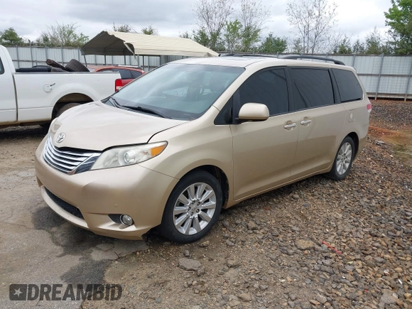2011 Toyota Sienna XLE AAS with VIN 5TDYK3DC3BS100192, listed as a IAAI auction lot 41874537 with 190,631 mi miles and . Bid and sale history available at DreamBid. Image 17.
