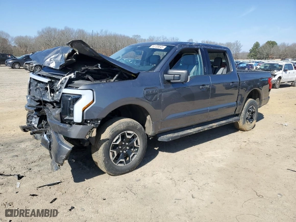 2022 Ford F-150 Lightning Pro with VIN 1FTVW1EL1NWG02388, listed as a Copart auction lot 46108645 with 20,284 mi miles and Salvage Title. Bid and sale history available at carsss.com. Image 1.