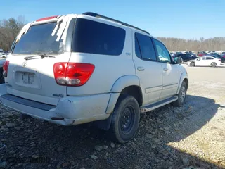 2006 Toyota Sequoia SR5 with VIN 5TDZT34A56S276120, listed as a IAAI auction lot 41390519 with 328,802 mi miles. Bid and sale history available at carsss.com. Image 4.
