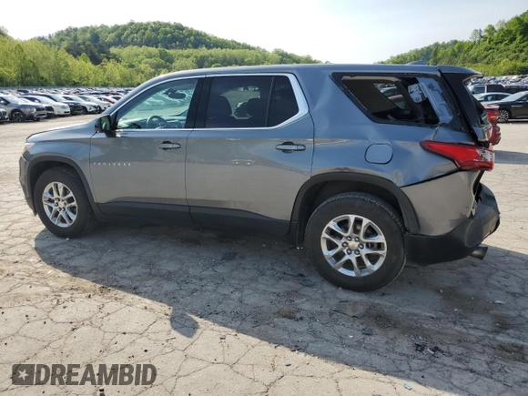 2020 Chevrolet Traverse LS with VIN 1GNEVFKW4LJ315658, listed as a Copart auction lot 55721495 with 80,808 mi miles and Salvage title. Bid and sale history available at DreamBid. Image 2.