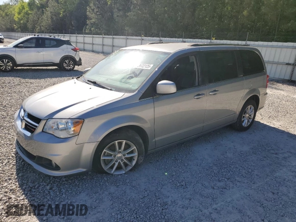 2018 Dodge Grand Caravan SXT z VIN 2C4RDGCG5JR307118, wystawiony jako Copart lot #53602125 z przebiegiem 119 846 mil mil oraz Szkoda całkowita • Salvage title. Historia ofert i sprzedaży dostępna na DreamBid. Obrazek 1.