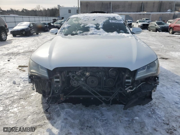 2013 Audi A8 L 3.0L with VIN WAURGAFD3DN019652, listed as a Copart auction lot 87734355 with 110,000 mi miles and Salvage Title. Bid and sale history available at carsss.com. Image 5.