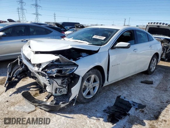 2024 Chevrolet Malibu LS with VIN 1G1ZB5ST2RF249604, listed as a Copart auction lot 46076665 with 454 mi miles and Salvage Title. Bid and sale history available at DreamBid. Image 1.