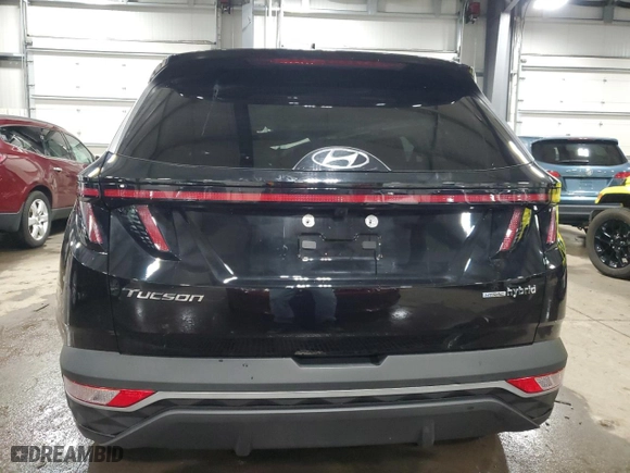 2022 Hyundai Tucson Hybrid SEL Convenience with VIN KM8JFCA12NU061759, listed as a Copart auction lot 42361665 with 28,841 mi miles and Salvage Title. Bid and sale history available at carsss.com. Image 6.