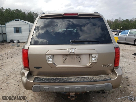 2003 Honda Pilot EX with VIN 2HKYF185X3H579951, listed as a Copart auction lot 49812365 with 197,341 mi miles and Salvage Title. Bid and sale history available at carsss.com. Image 6.