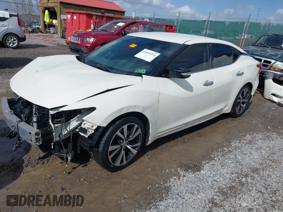 2017 Nissan Maxima SV with VIN 1N4AA6APXHC416086, listed as a IAAI auction lot 41694314 with 192,513 mi miles and . Bid and sale history available at DreamBid. Image 18.