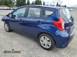 2017 Nissan Note SV with VIN 3N1CE2CP7HL365389, listed as a Copart auction lot 61293065 with 43,538 mi miles and Salvage title. Bid and sale history available at DreamBid. Image 2.