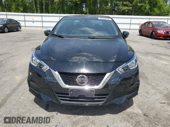 2022 Nissan Versa SV with VIN 3N1CN8EV4NL827255, listed as a Copart auction lot 53330135 with 49,597 mi miles and Salvage title. Bid and sale history available at DreamBid. Image 5.