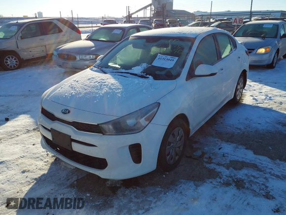 2020 Kia Rio S with VIN 3KPA24AD8LE302090, listed as a IAAI auction lot 41313049 with 80,021 mi miles. Bid and sale history available at carsss.com. Image 17.