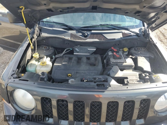 2015 Jeep Patriot Latitude with VIN 1C4NJPFBXFD281214, listed as a Copart auction lot 87883615 with 106,402 mi miles and Salvage Title. Bid and sale history available at DreamBid. Image 12.
