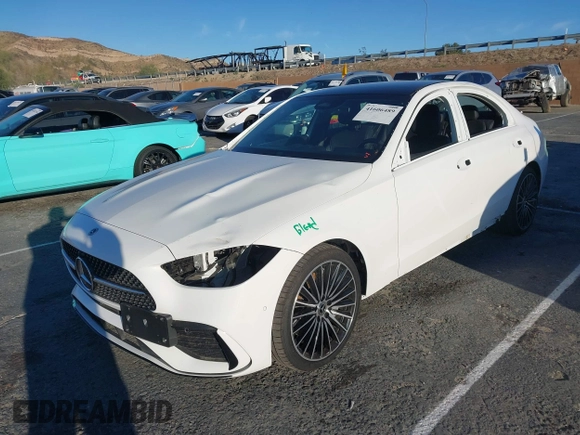 2023 Mercedes-Benz C 300 with VIN W1KAF4GB4PR127556, listed as a IAAI auction lot 41606489 with 14,815 mi miles and . Bid and sale history available at DreamBid. Image 20.
