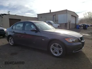 2008 BMW 3 Series 328xi with VIN WBAVC73508KP38147, listed as a Copart auction lot 41448505 with 214,439 mi miles and Clean Title. Bid and sale history available at carsss.com. Image 4.
