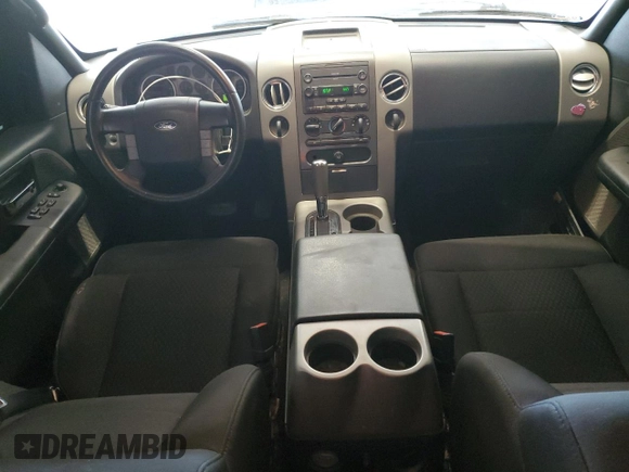 2007 Ford F-150 XLT with VIN 1FTPX14V37KD27495, listed as a Copart auction lot 56120405 with 96,557 mi miles and Salvage title. Bid and sale history available at DreamBid. Image 8.