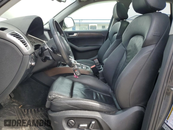 2014 Audi Q5 Premium Plus with VIN WA1DGAFP5EA077594, listed as a Copart auction lot 52020915 with 187,290 mi miles and Salvage title. Bid and sale history available at DreamBid. Image 7.