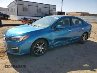 2017 Subaru Impreza Limited with VIN 4S3GKAU62H3622302, listed as a Copart auction lot 51876585 with 38,453 mi miles and Salvage Title. Bid and sale history available at DreamBid. Image 1.