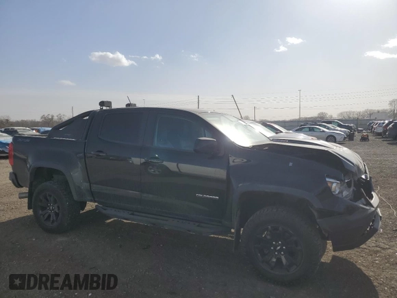 2018 Chevrolet Colorado 4WD ZR2 with VIN 1GCPTEE1XJ1280915, listed as a Copart auction lot 46861065 with 53,781 mi miles and Salvage Title. Bid and sale history available at carsss.com. Image 4.
